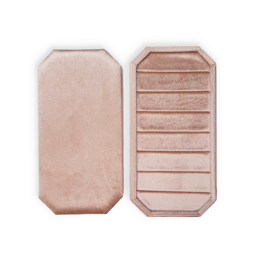 Rectangular Velvet Ring Display