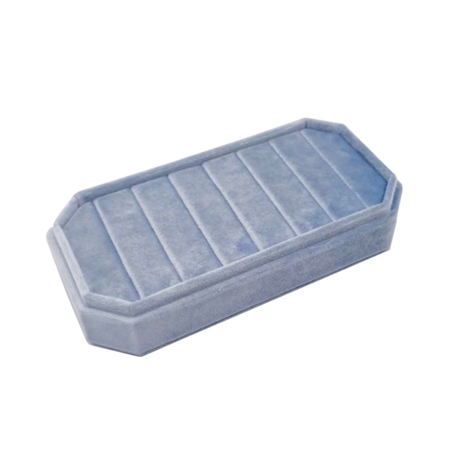 Rectangular Velvet Ring Display