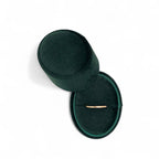 Oval Velvet Ring Box