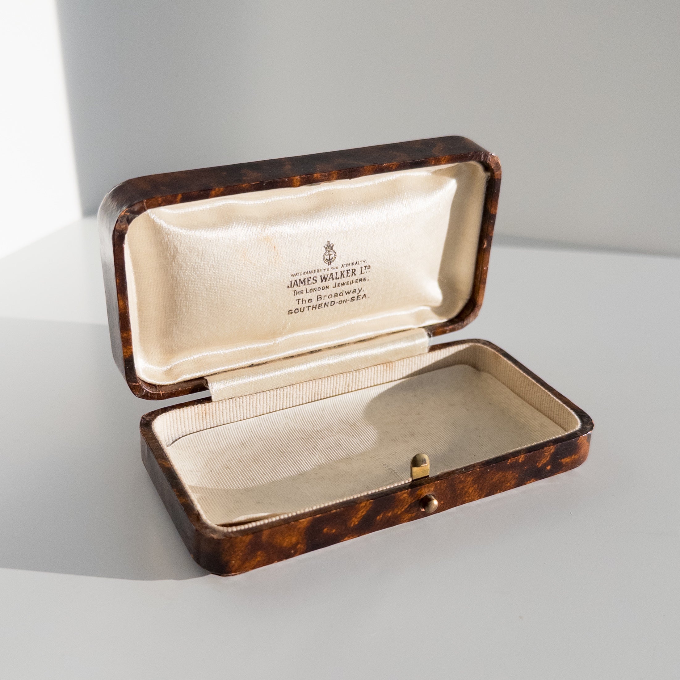 Antique Faux Tortoise Box