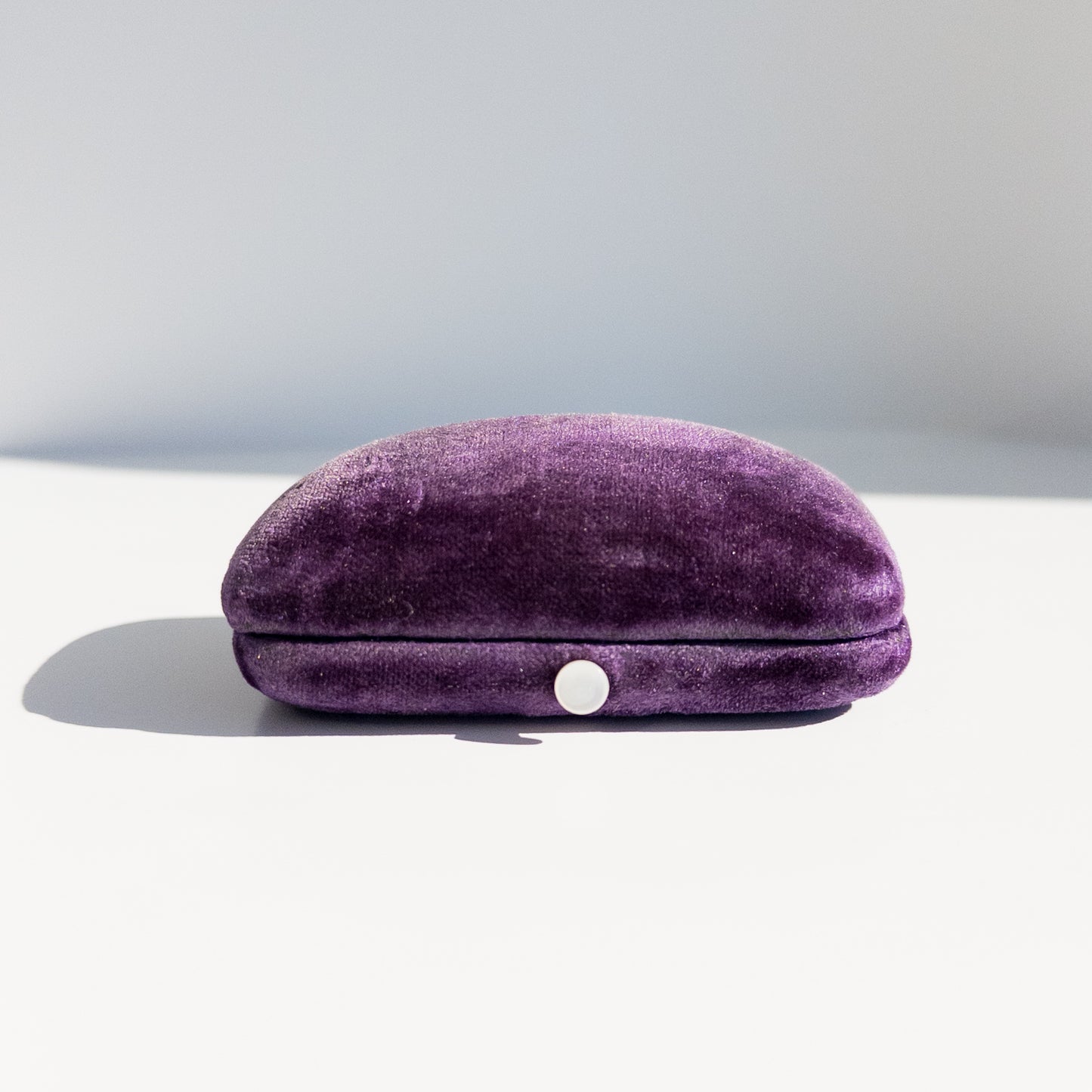 Antique Purple Velvet Cufflink Box