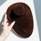 Vintage Brown Velvet Necklace Display