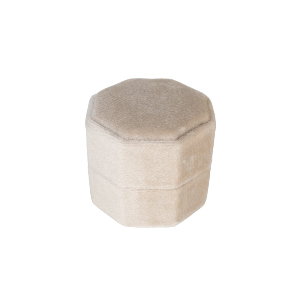 Octagon Velvet Ring Box