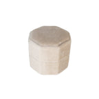 Large Octagon Velvet Single Ring Box