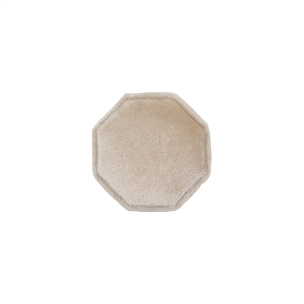 Octagon Velvet Ring Box