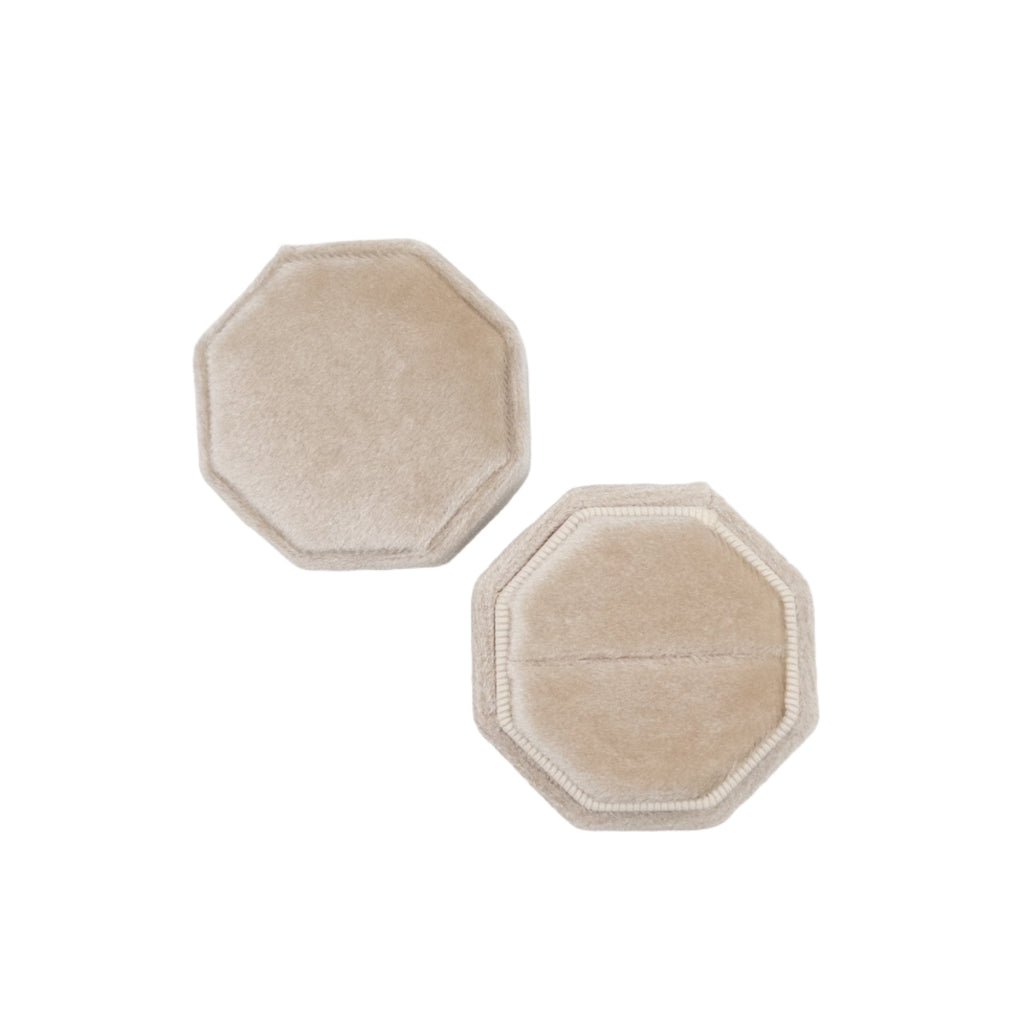 Octagon Velvet Ring Box
