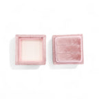 Square Velvet Ring Box - Double