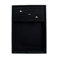 Black Suede Ring Tray
