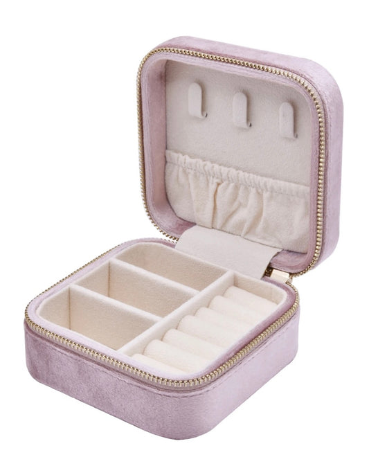 Velvet Jewelry Travel Case