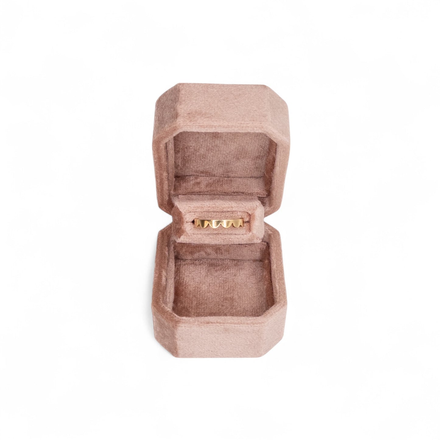 Pop-Up Velvet Ring Box