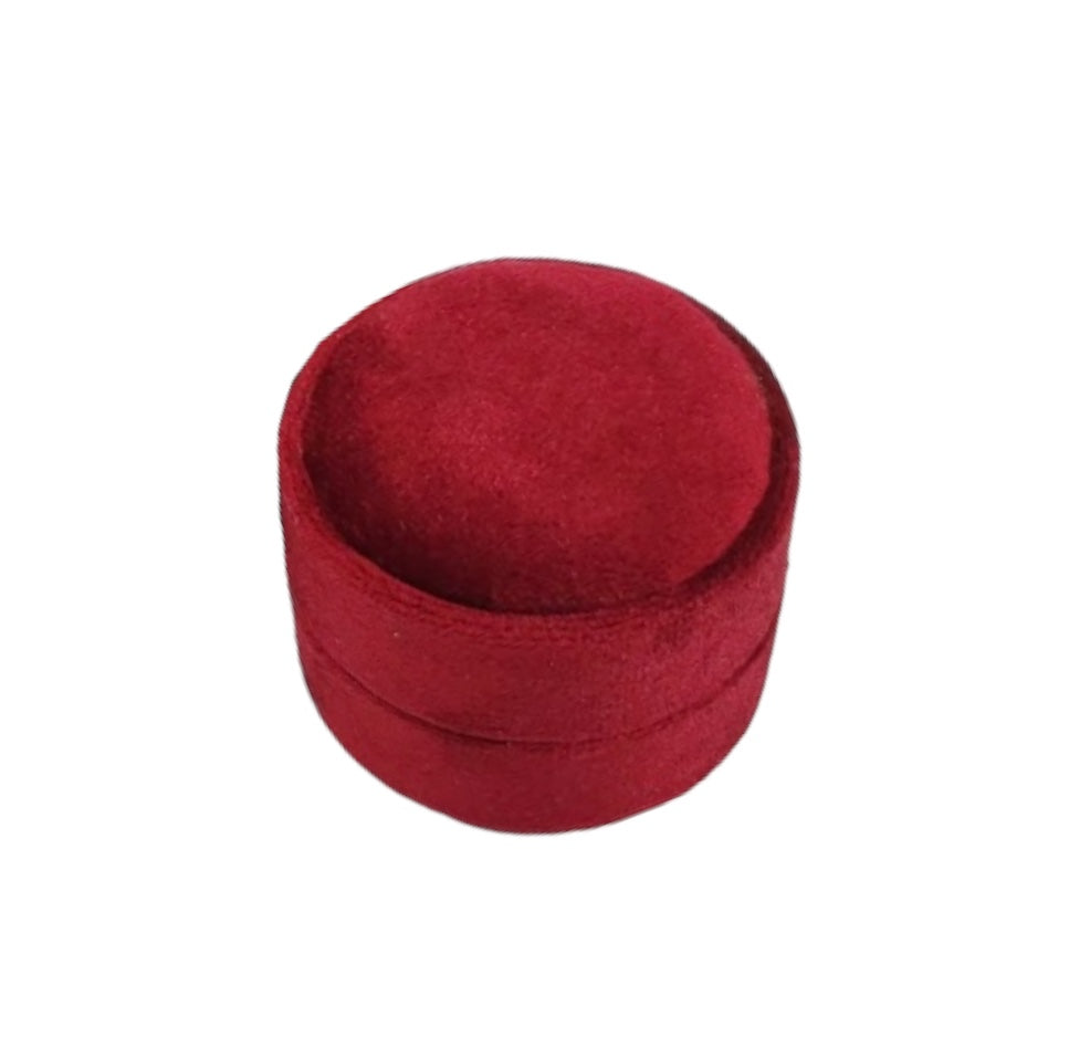 Round Velvet Ring Box