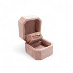 Pop-Up Velvet Ring Box