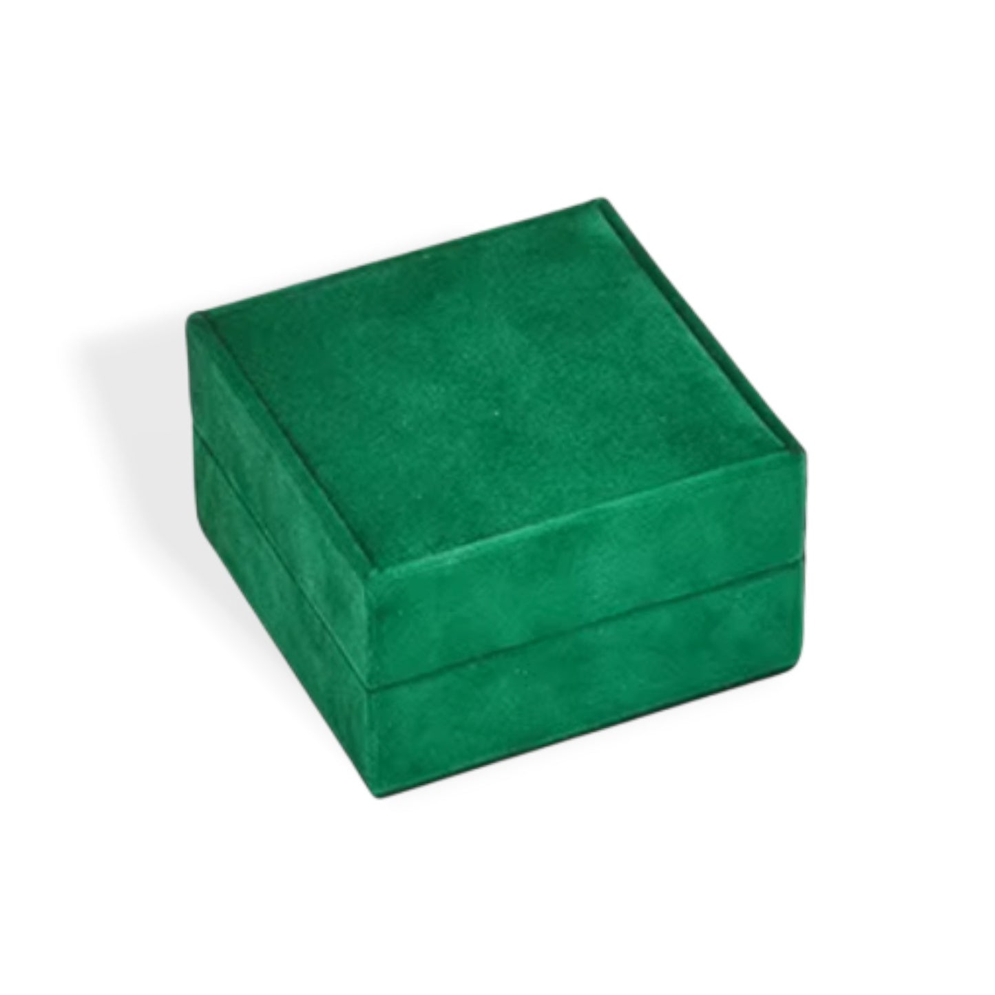 Square Hinged Velvet Necklace Box