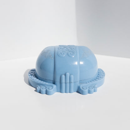 Vintage Blue Celluloid Ring Box
