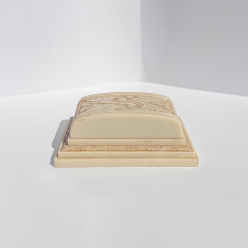 Antique Art-Nouveau Rectangular Celluloid Earring Box