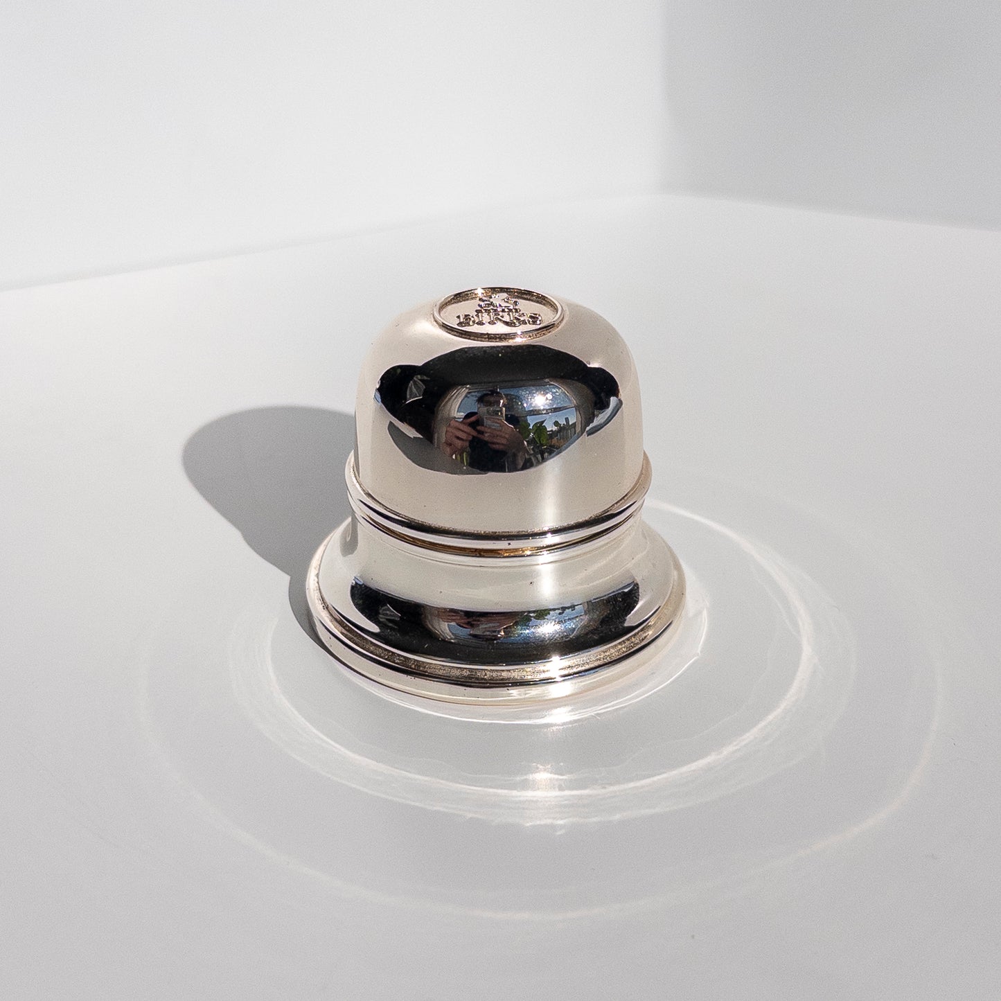 Birks Ring Box, Silver Regency Plate