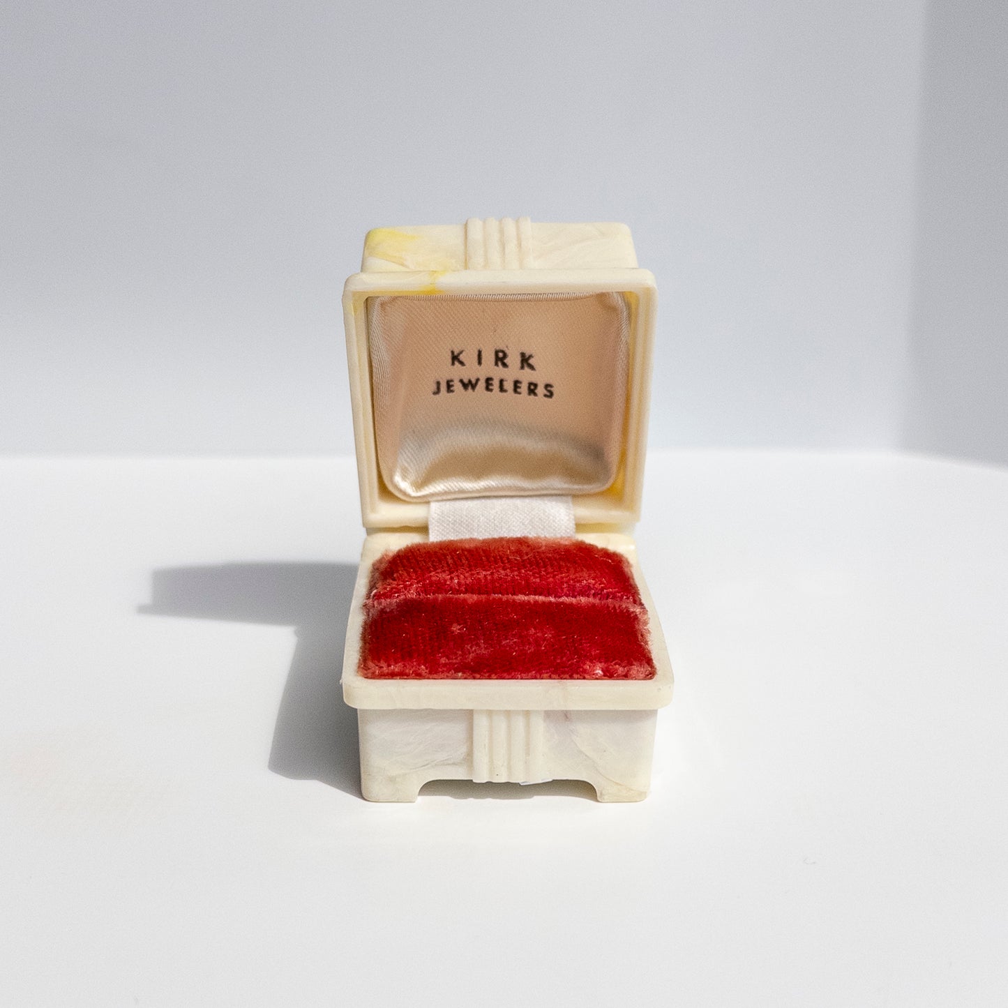 Antique Art Deco Celluloid Ring Box