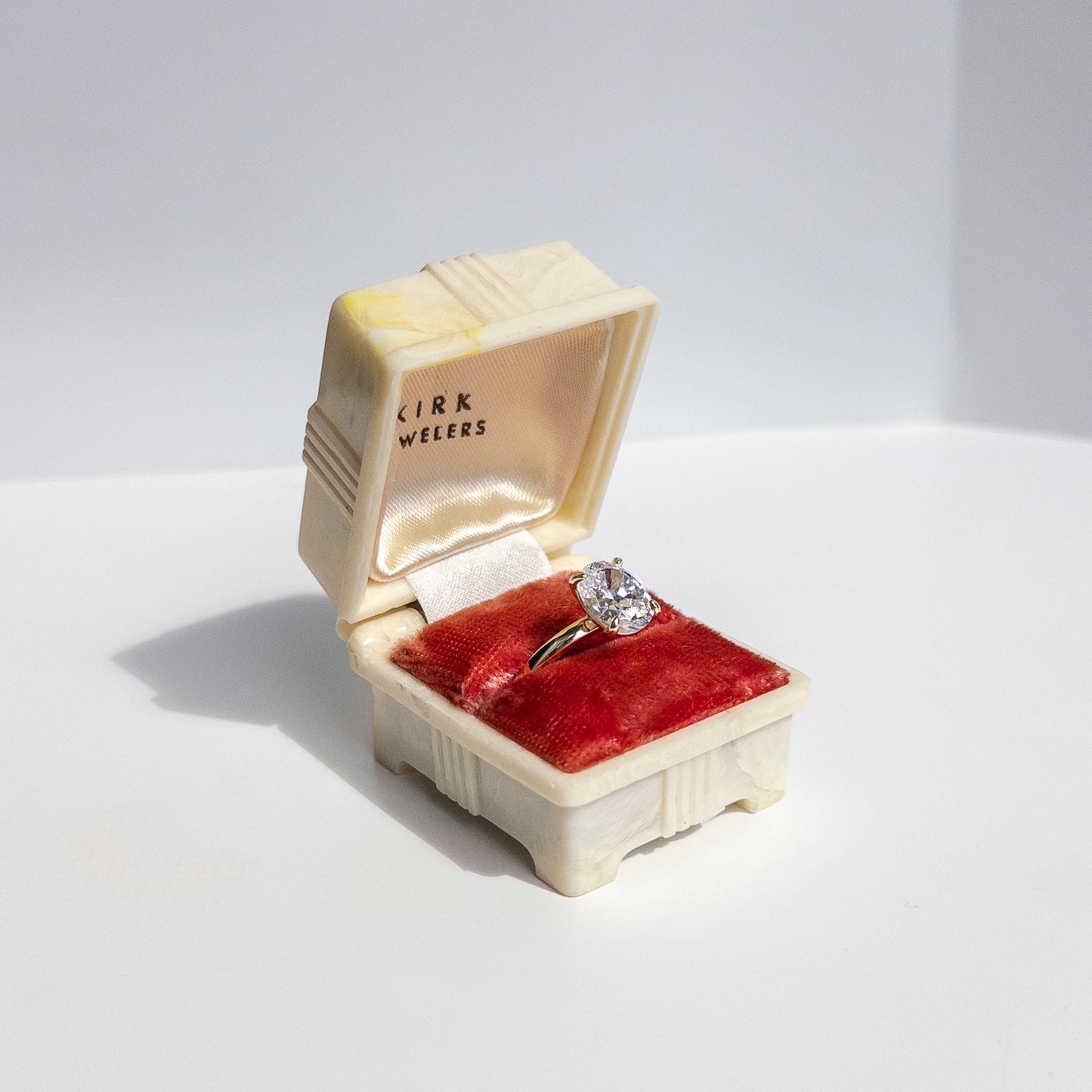 Antique Art Deco Celluloid Ring Box